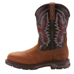 'Ariat' Workhog XT WP Carbon Toe - Oily Distressed Brown / Black