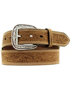 Ariat Floral Embossed Leather Belt