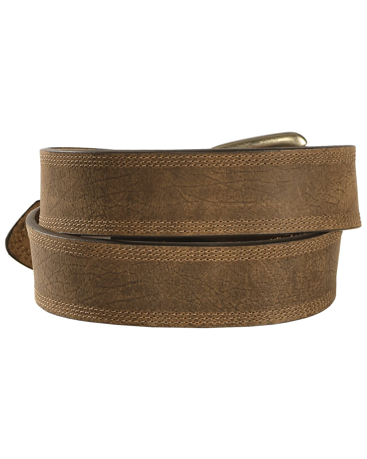Ariat Men's Aged Bark Basic Leather Belt 2 Ariat Men's Aged Bark Basic Leather Belt - Image 2