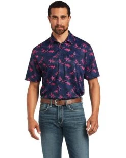 Ariat All Over Print Polo