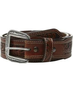 Ariat Tapered Embossed Inlay Belt