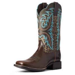 'Ariat' Women's Lonestar Square Toe - Brown -Ariat F21 WMS WEST 10038276 3 4 front 1024x1024@2x