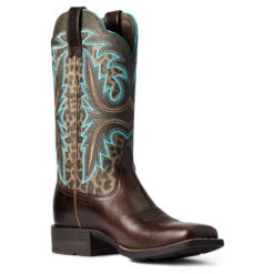 'Ariat' Women's Lonestar Square Toe - Brown -Ariat F21 WMS WEST 10038276 medial 1024x1024@2x