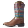 'Ariat' Women's Round Up Square Toe - Brown / Serape