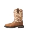 'Ariat' Men's Workhog Patriot EH Soft Toe - Sand Camo / Cream / Tan